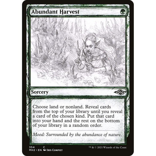 Image for Abundant Harvest (Showcase) (354) (MH2) - Magic: The Gathering
