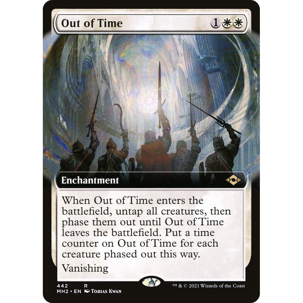Image for Out of Time (Extended Art) (442) (MH2) - Magic: The Gathering
