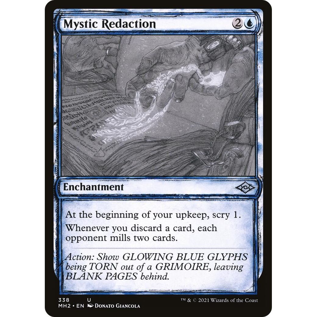 Image for Mystic Redaction (Showcase) (338) (MH2) - Magic: The Gathering