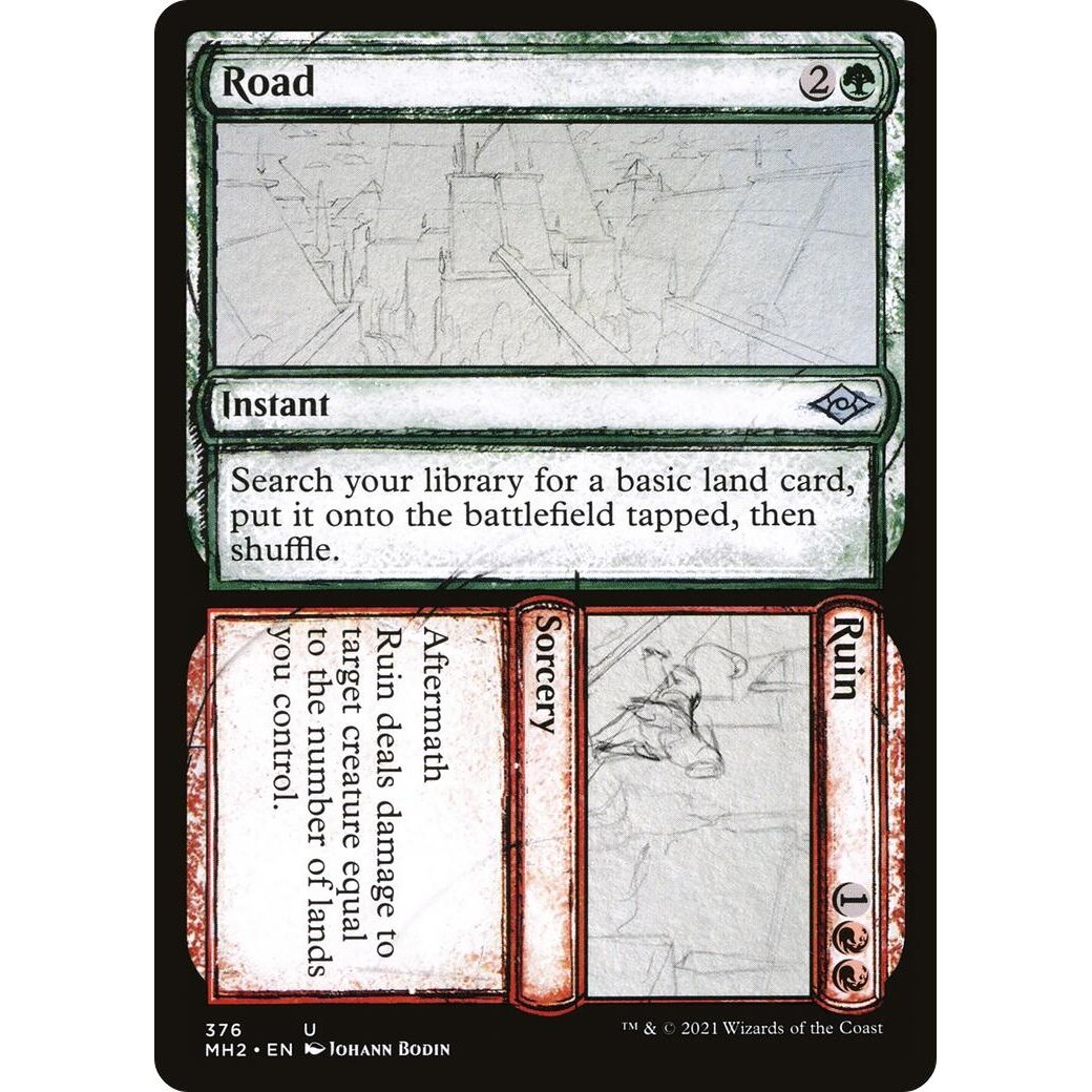 Image for Road // Ruin (Showcase) (376) (MH2) - Magic: The Gathering