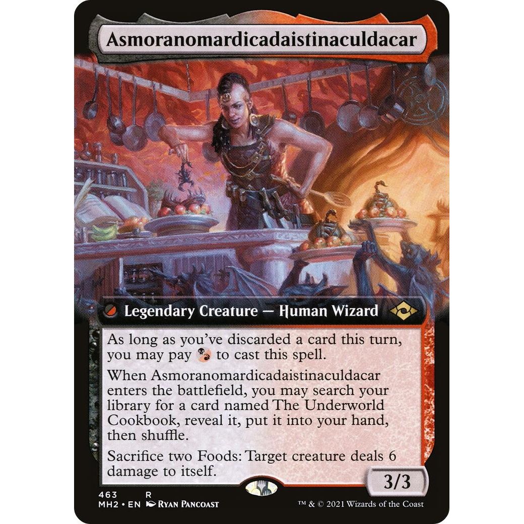 Image for Asmoranomardicadaistinaculdacar (Extended Art) (463) (MH2) - Magic: The Gathering