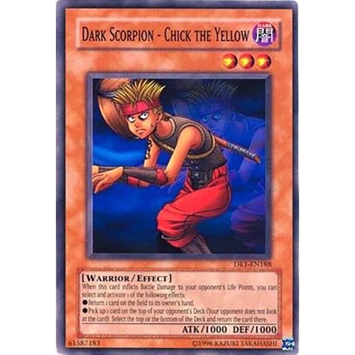 Image for Dark Scorpion - Chick the Yellow (DR1-EN188) (DR1) - YuGiOh