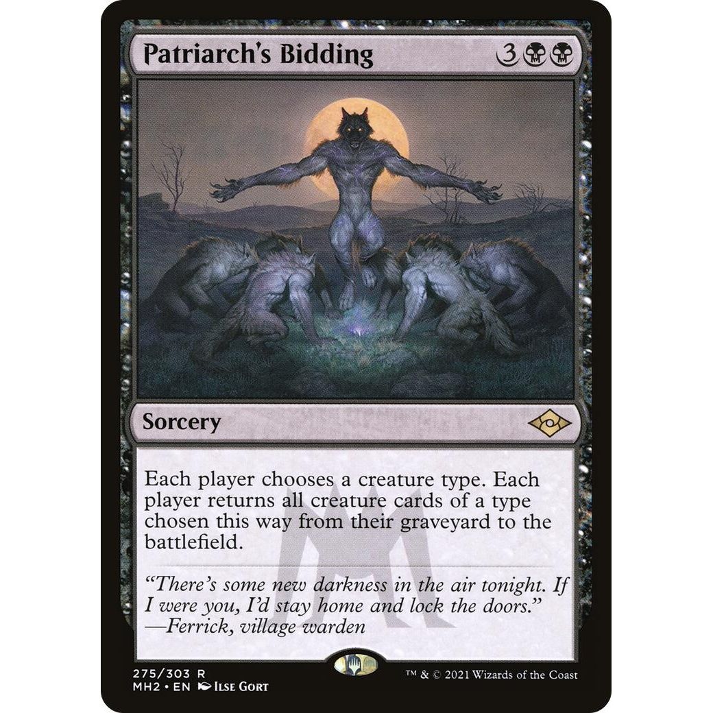 Image for Patriarch's Bidding (275) (MH2) - Magic: The Gathering