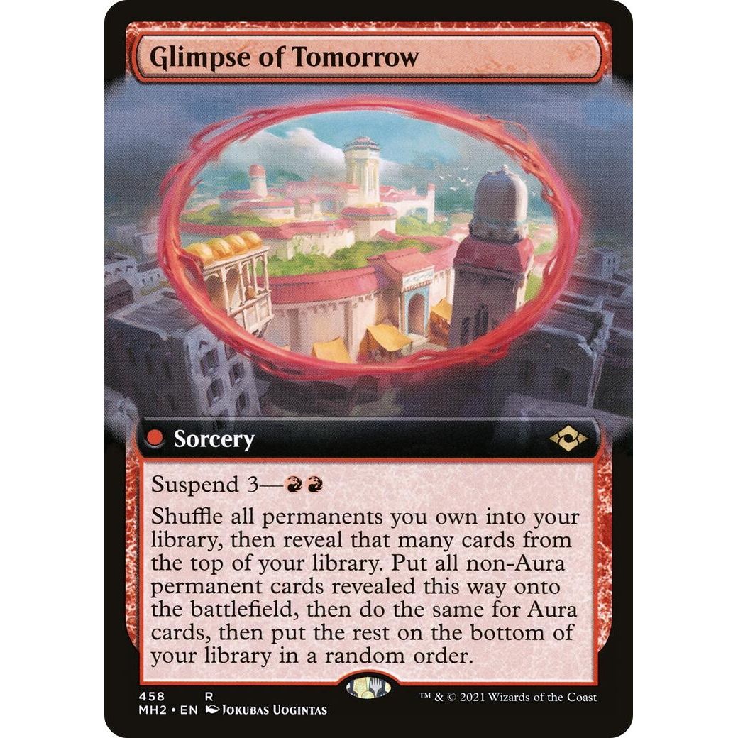Image for Glimpse of Tomorrow (Extended Art) (458) (MH2) - Magic: The Gathering