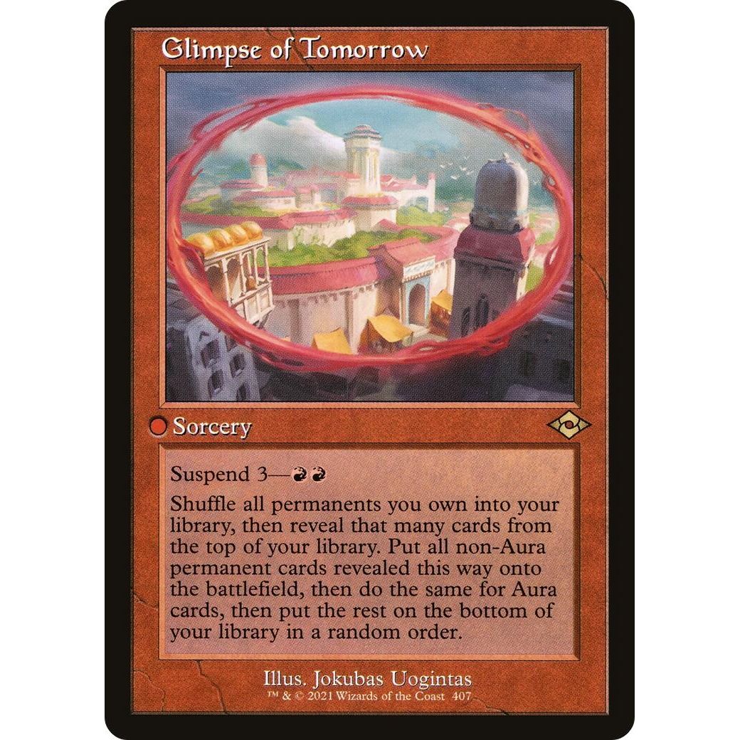 Image for Glimpse of Tomorrow (Retro Frame) (407) (MH2) - Magic: The Gathering