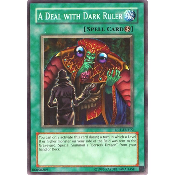 Image for A Deal with Dark Ruler (DR1-EN192) (DR1) - YuGiOh