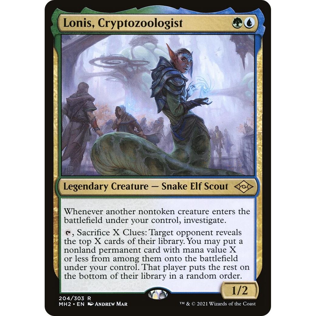 Image for Lonis, Cryptozoologist (204) (MH2) - Magic: The Gathering