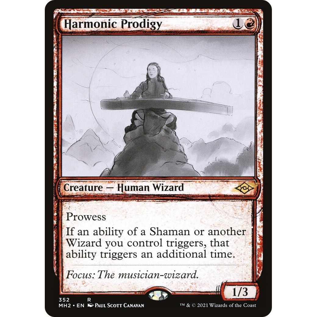 Image for Harmonic Prodigy (Showcase) (352) (MH2) - Magic: The Gathering