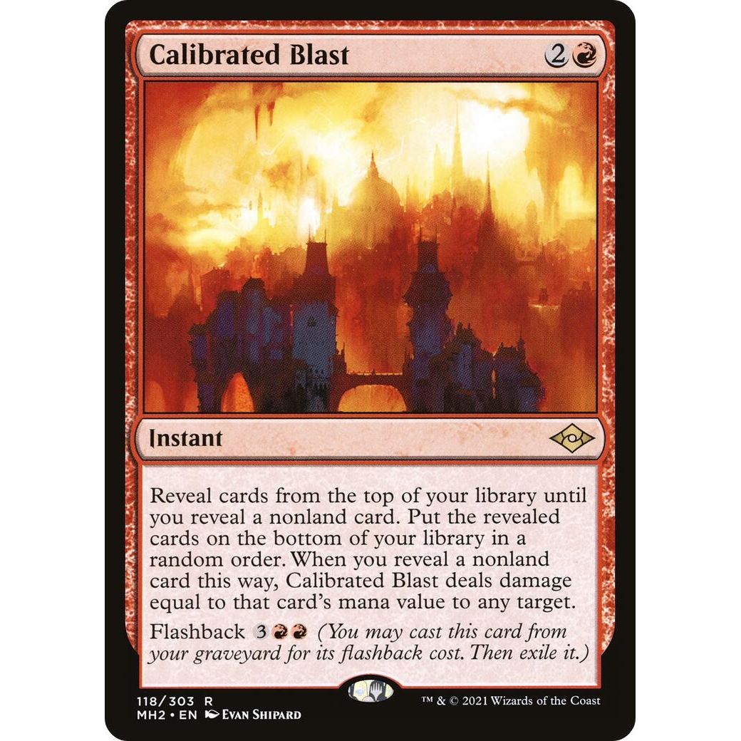Image for Calibrated Blast (118) (MH2) - Magic: The Gathering
