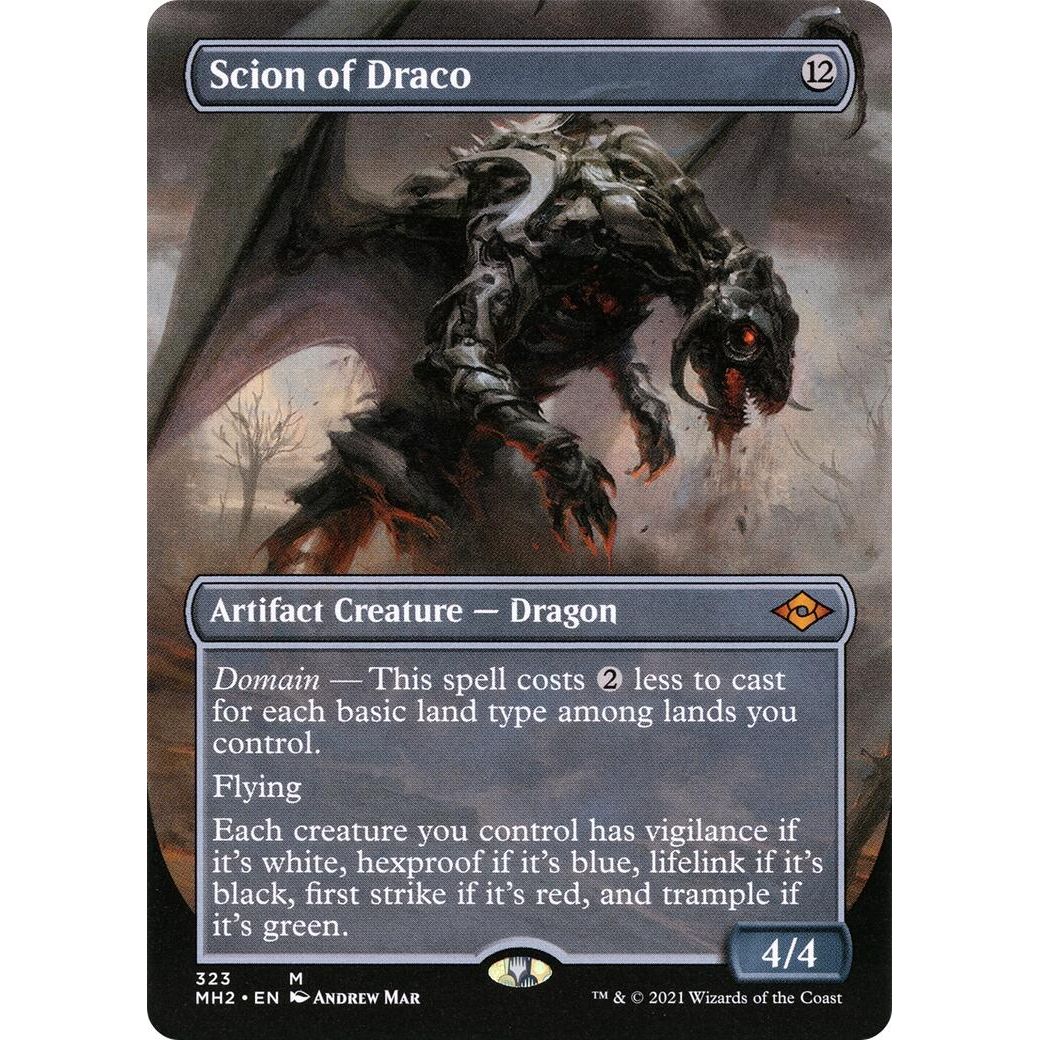 Image for Scion of Draco (Borderless) (323) (MH2) - Magic: The Gathering
