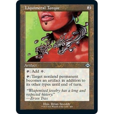 Image for Liquimetal Torque (Retro Frame) (Foil Etched) (428) (MH2) - Magic: The Gathering