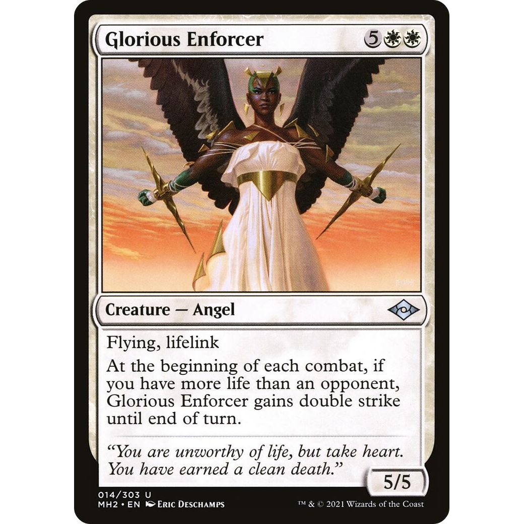 Image for Glorious Enforcer (14) (MH2) - Magic: The Gathering