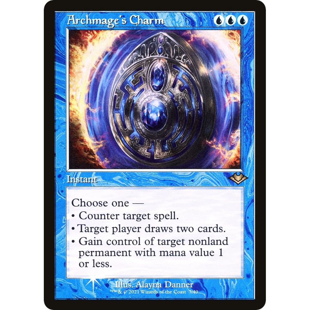 Image for Archmage's Charm (Retro Frame) (7) (MH1) - Magic: The Gathering