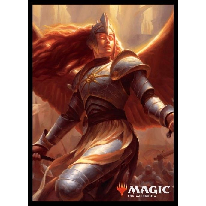 Image for Magic: The Gathering Player's Card Sleeve - Guilds of Ravnica - Aurelia, Exemplar of Justice (80-Pack) - Card Sleeves