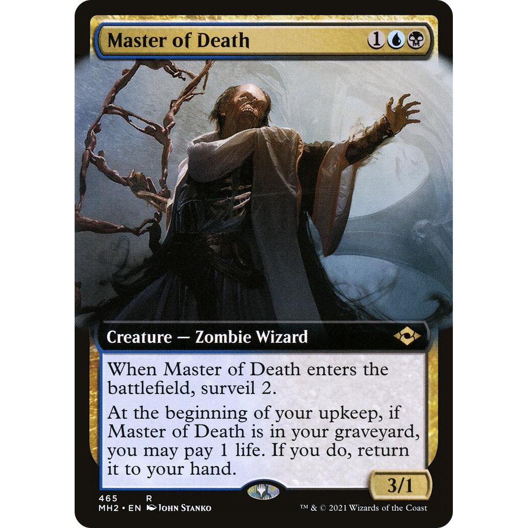 Image for Master of Death (Extended Art) (465) (MH2) - Magic: The Gathering