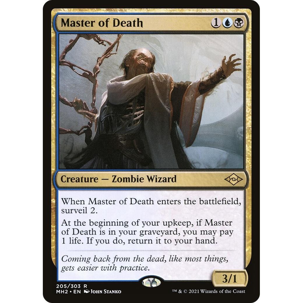 Image for Master of Death (205) (MH2) - Magic: The Gathering