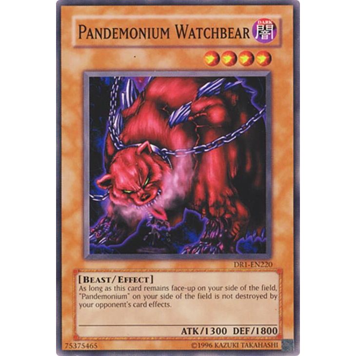 Image for Pandemonium Watchbear (DR1-EN220) (DR1) - YuGiOh