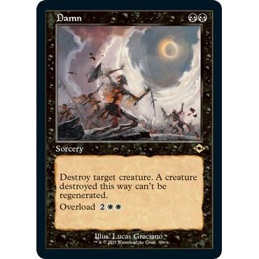 Image for Damn (Retro Frame) (Foil Etched) (396) (MH2) - Magic: The Gathering