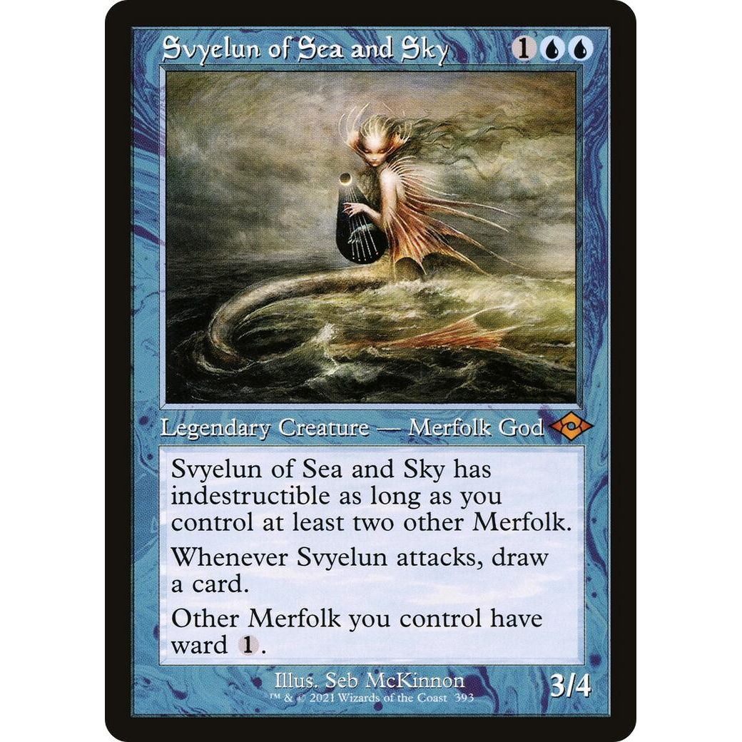 Image for Svyelun of Sea and Sky (Retro Frame) (393) (MH2) - Magic: The Gathering