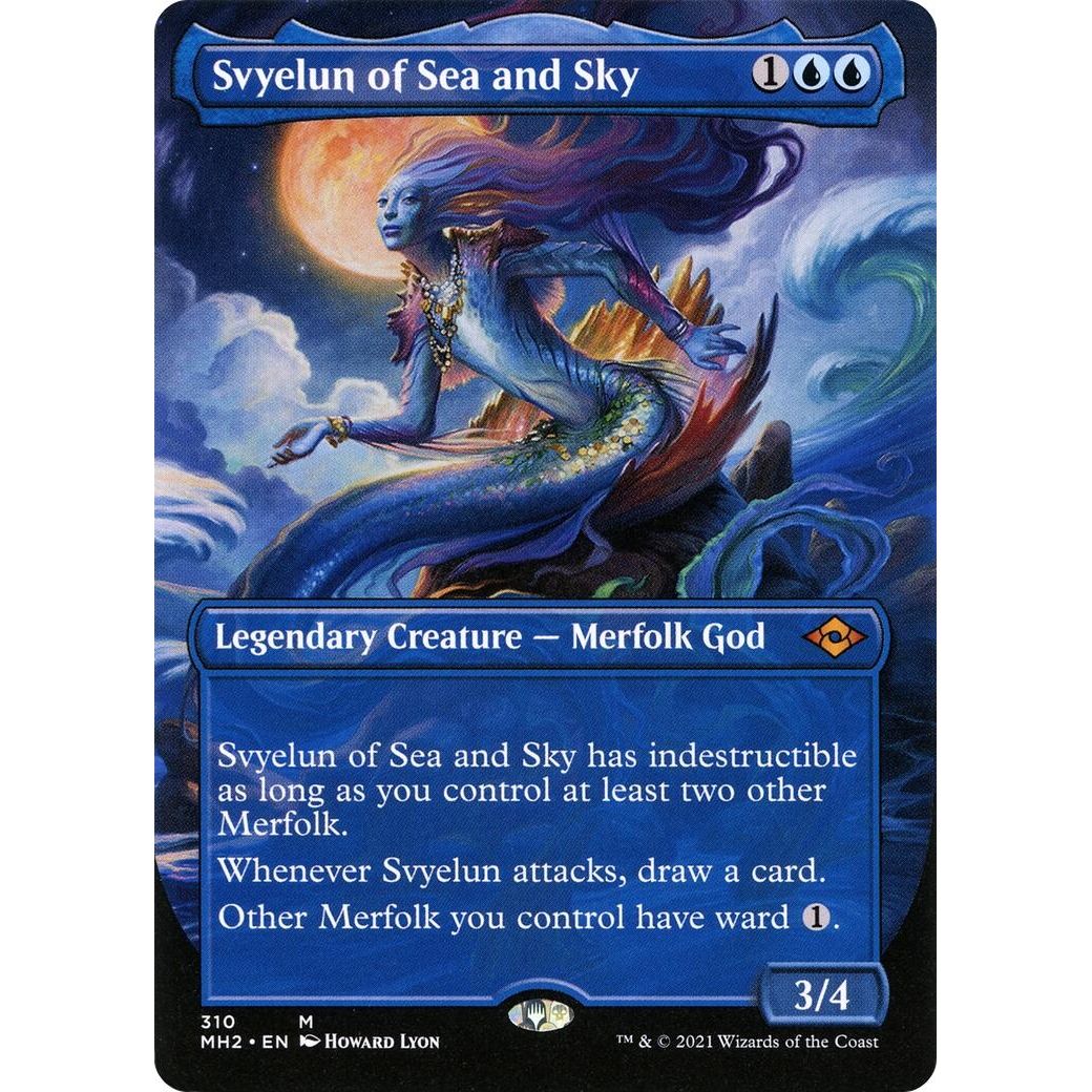 Image for Svyelun of Sea and Sky (Borderless) (310) (MH2) - Magic: The Gathering