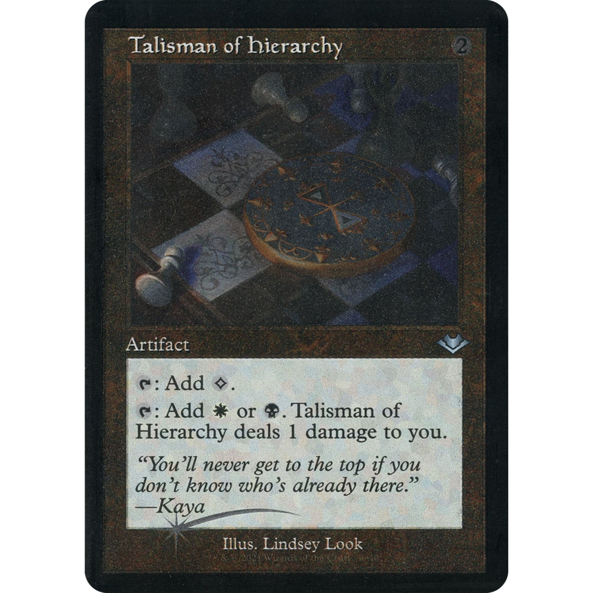 Image for Talisman of Hierarchy (Retro Frame) (Foil Etched) (36) (MH1) - Magic: The Gathering
