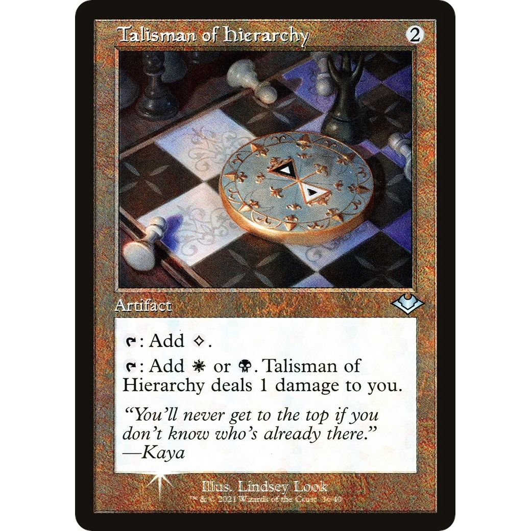 Image for Talisman of Hierarchy (Retro Frame) (36) (MH1) - Magic: The Gathering