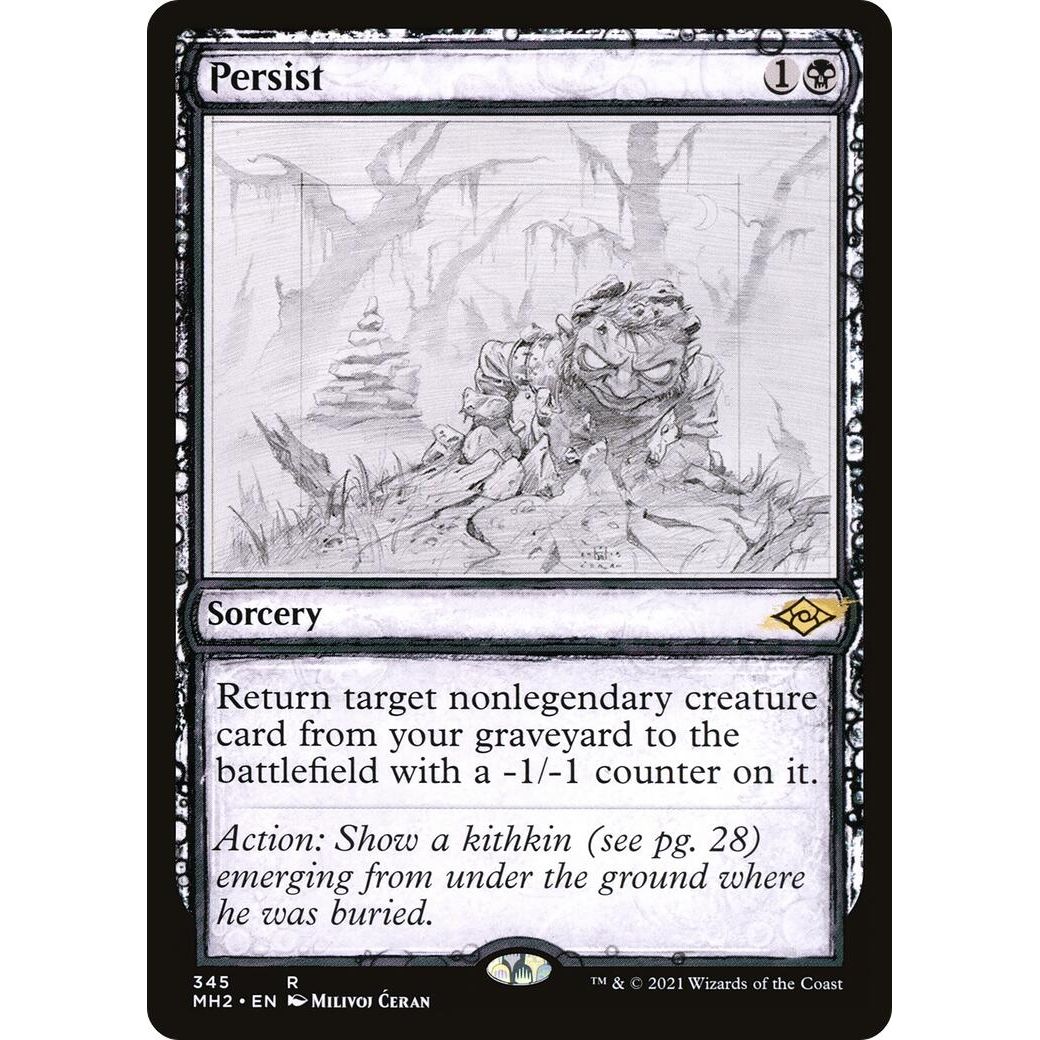 Image for Persist (Showcase) (345) (MH2) - Magic: The Gathering