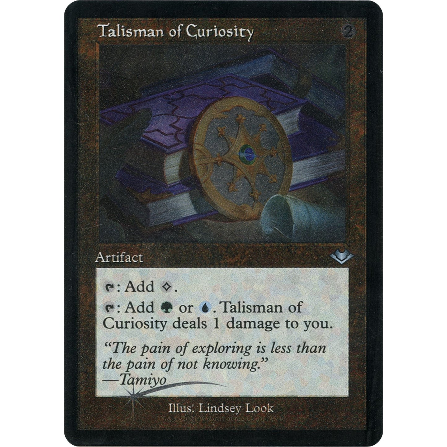 Image for Talisman of Curiosity (Retro Frame) (Foil Etched) (35) (MH1) - Magic: The Gathering