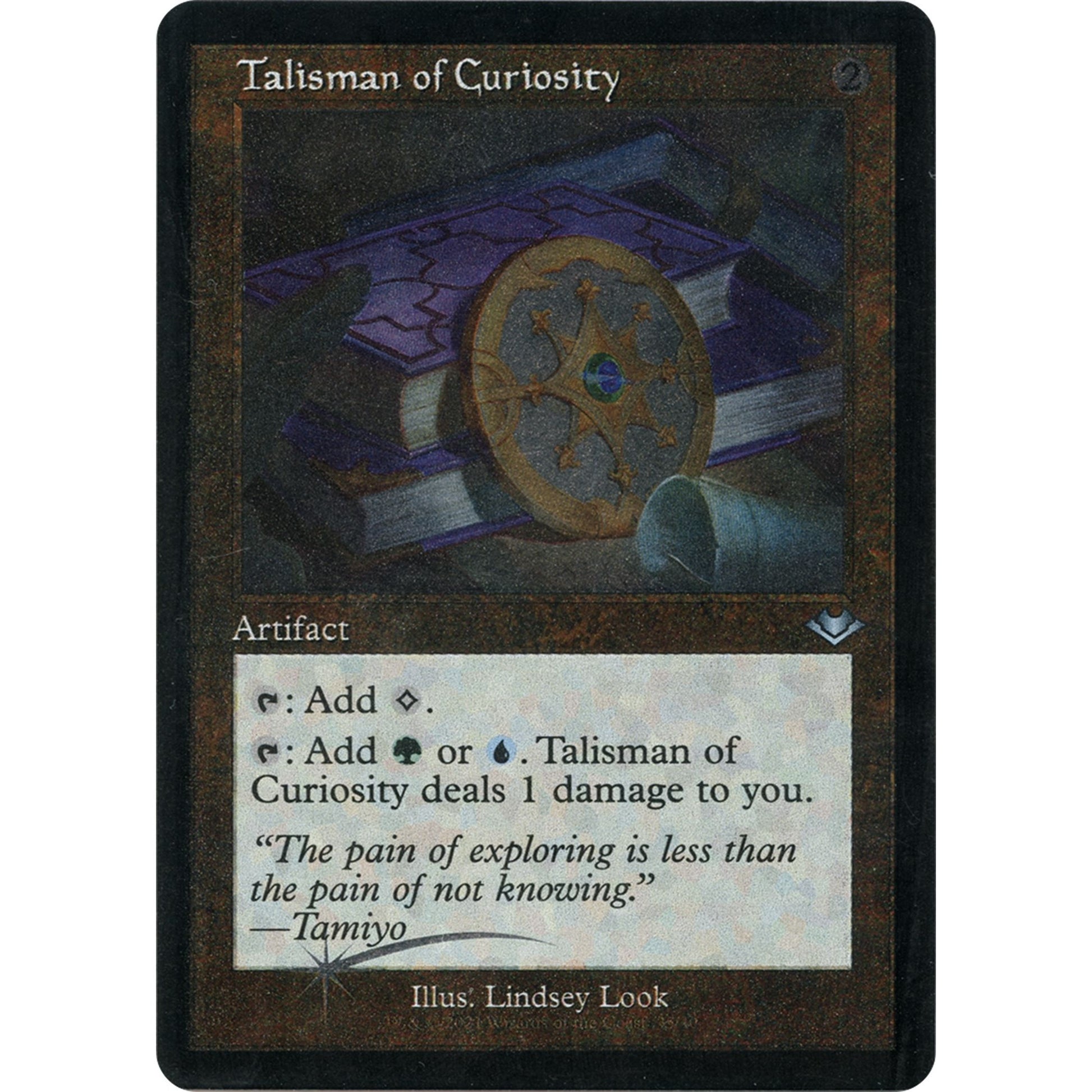Image for Talisman of Curiosity (Retro Frame) (Foil Etched) (35) (MH1) - Magic: The Gathering