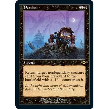Image for Persist (Retro Frame) (Foil Etched) (400) (MH2) - Magic: The Gathering