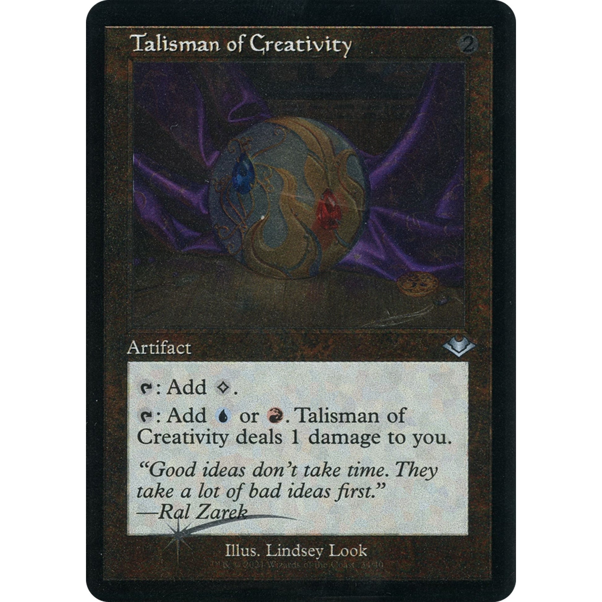 Image for Talisman of Creativity (Retro Frame) (Foil Etched) (34) (MH1) - Magic: The Gathering
