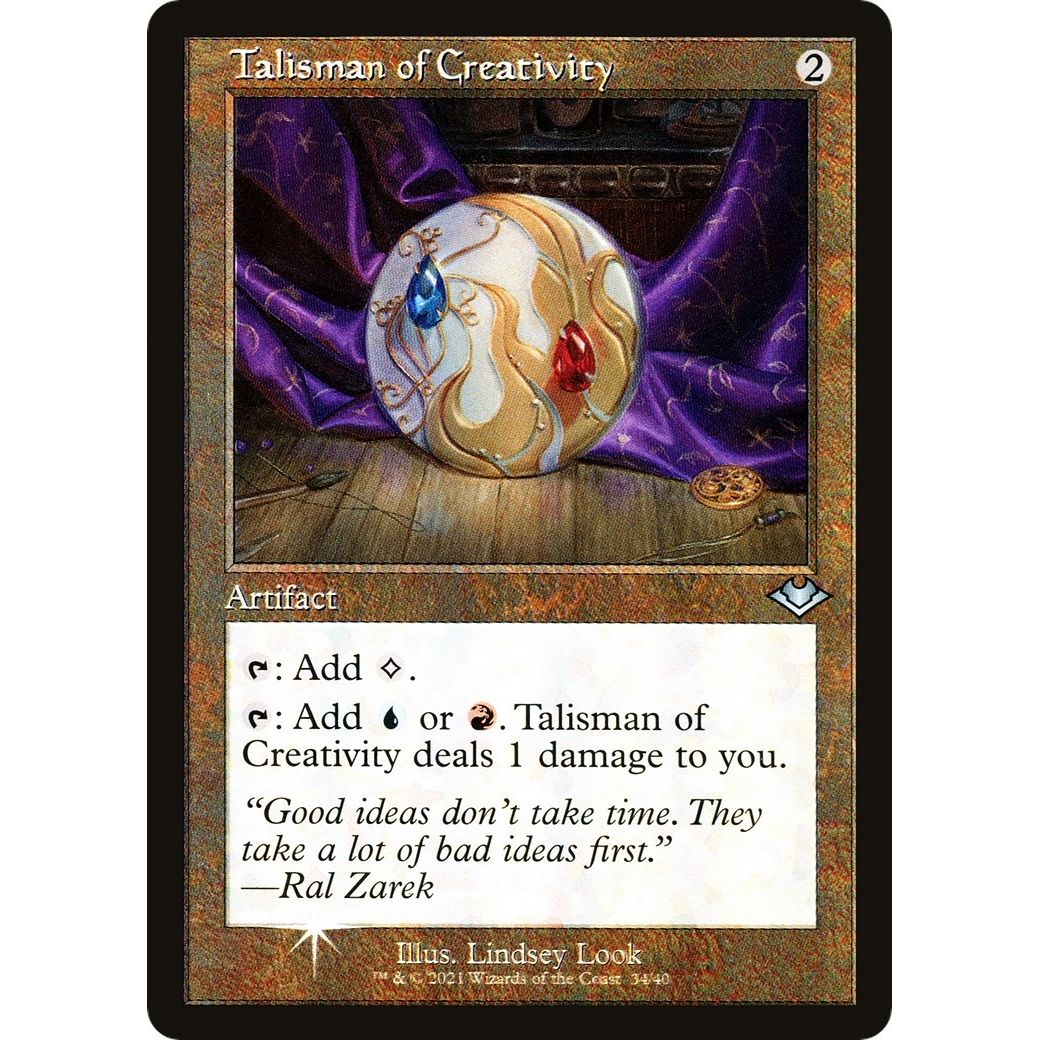 Image for Talisman of Creativity (Retro Frame) (34) (MH1) - Magic: The Gathering