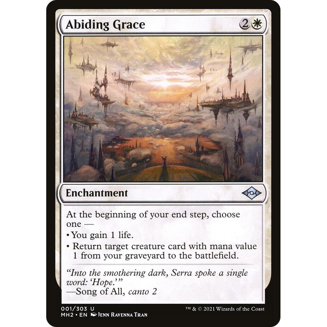 Image for Abiding Grace (1) (MH2) - Magic: The Gathering