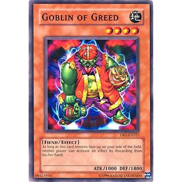 Image for Goblin of Greed (DR1-EN227) (DR1) - YuGiOh