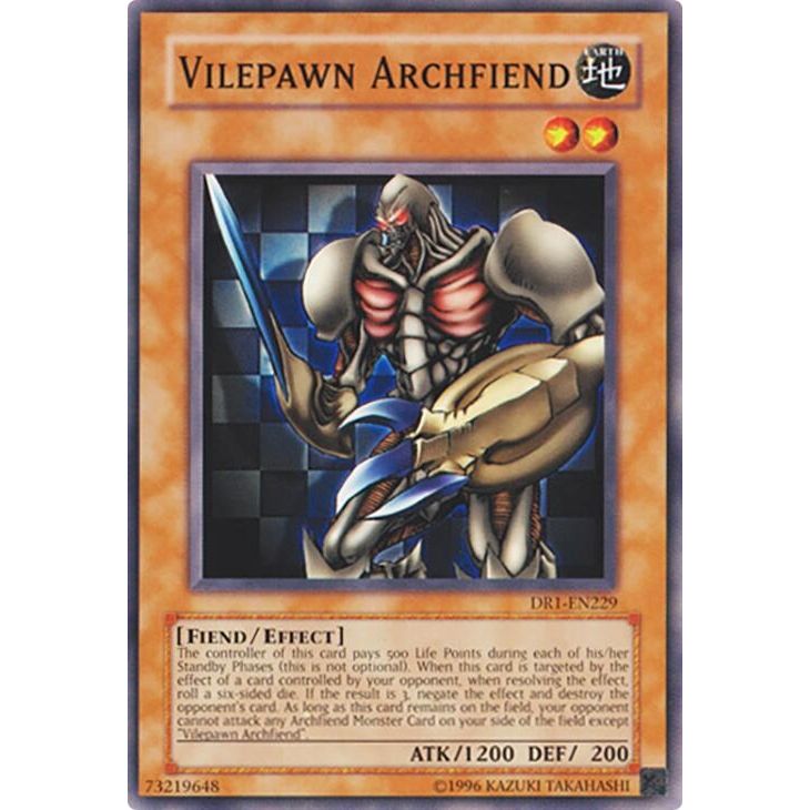 Image for Vilepawn Archfiend (DR1-EN229) (DR1) - YuGiOh