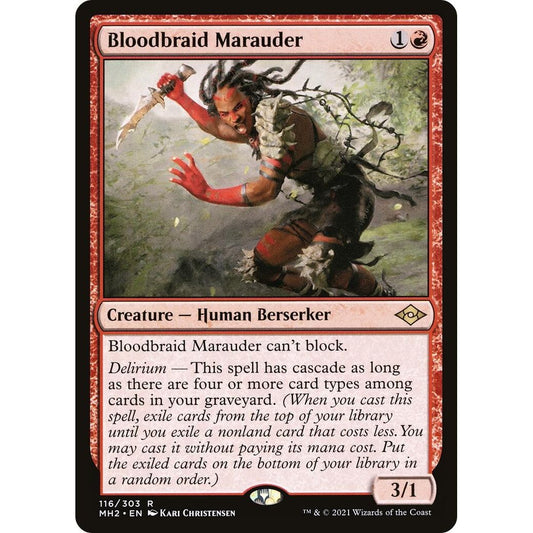 Image for Bloodbraid Marauder (116) (MH2) - Magic: The Gathering