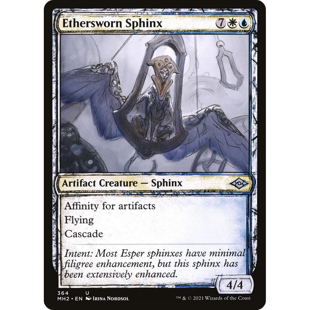 Image for Ethersworn Sphinx (Showcase) (364) (MH2) - Magic: The Gathering