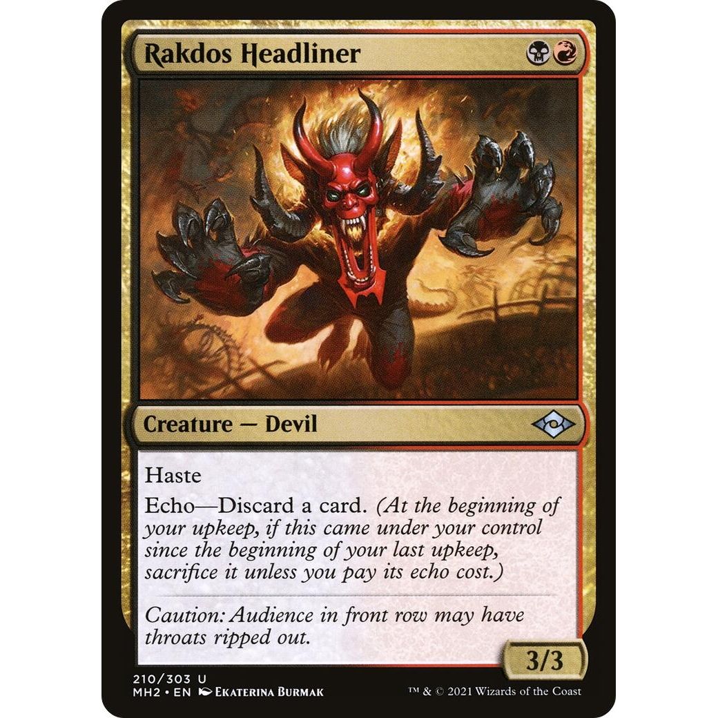 Image for Rakdos Headliner (210) (MH2) - Magic: The Gathering