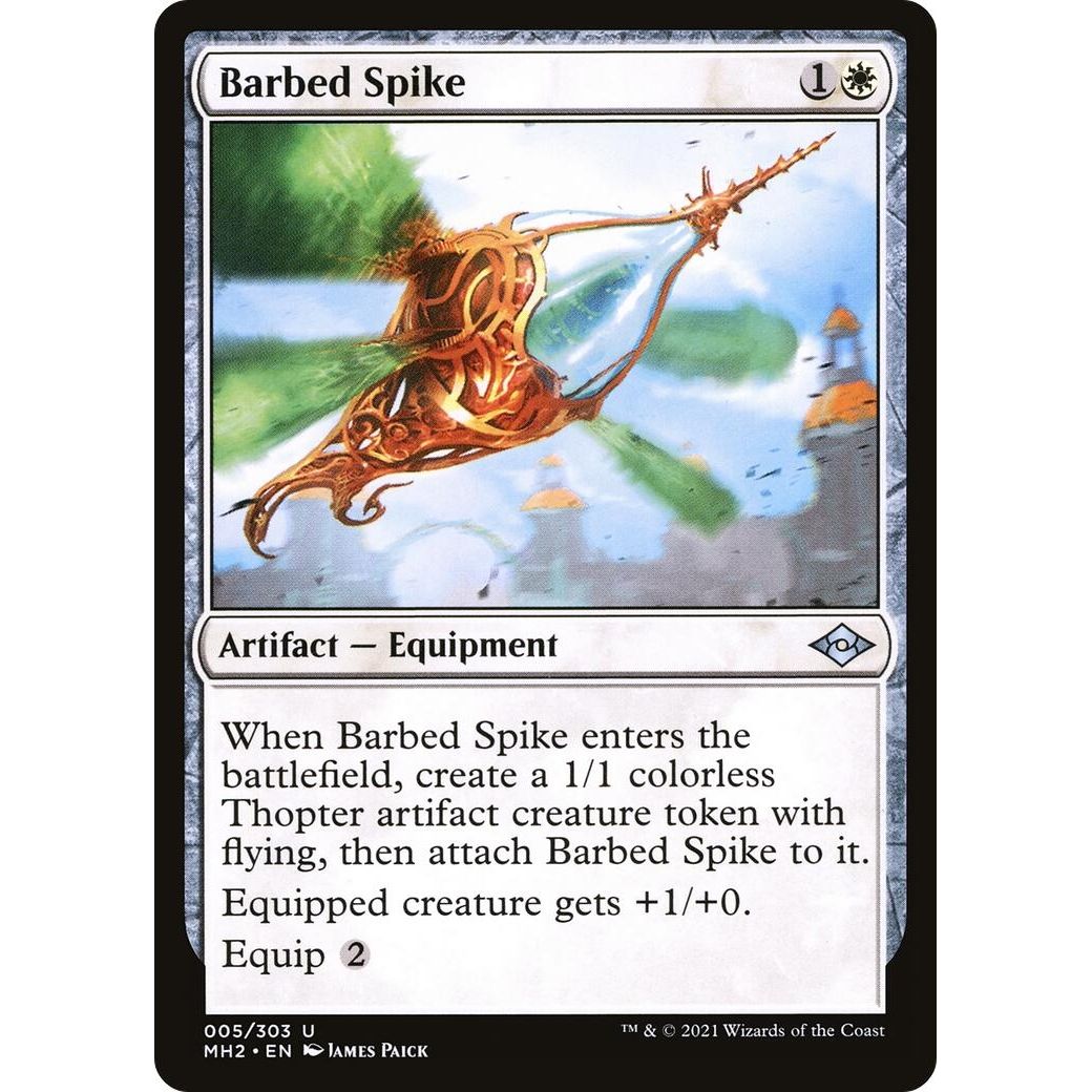Image for Barbed Spike (5) (MH2) - Magic: The Gathering