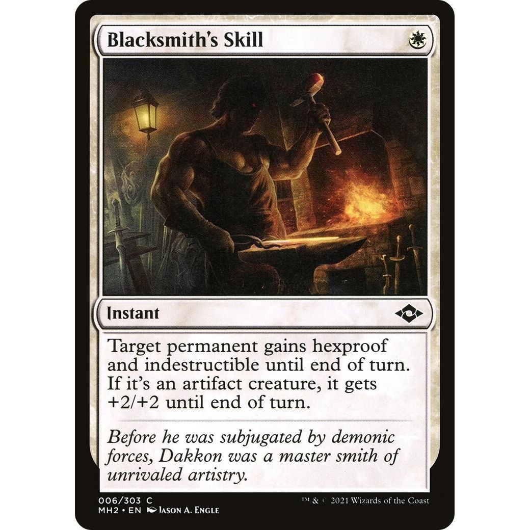 Image for Blacksmith's Skill (6) (MH2) - Magic: The Gathering
