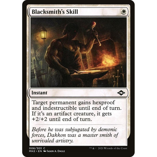 Image for Blacksmith's Skill (6) (MH2) - Magic: The Gathering