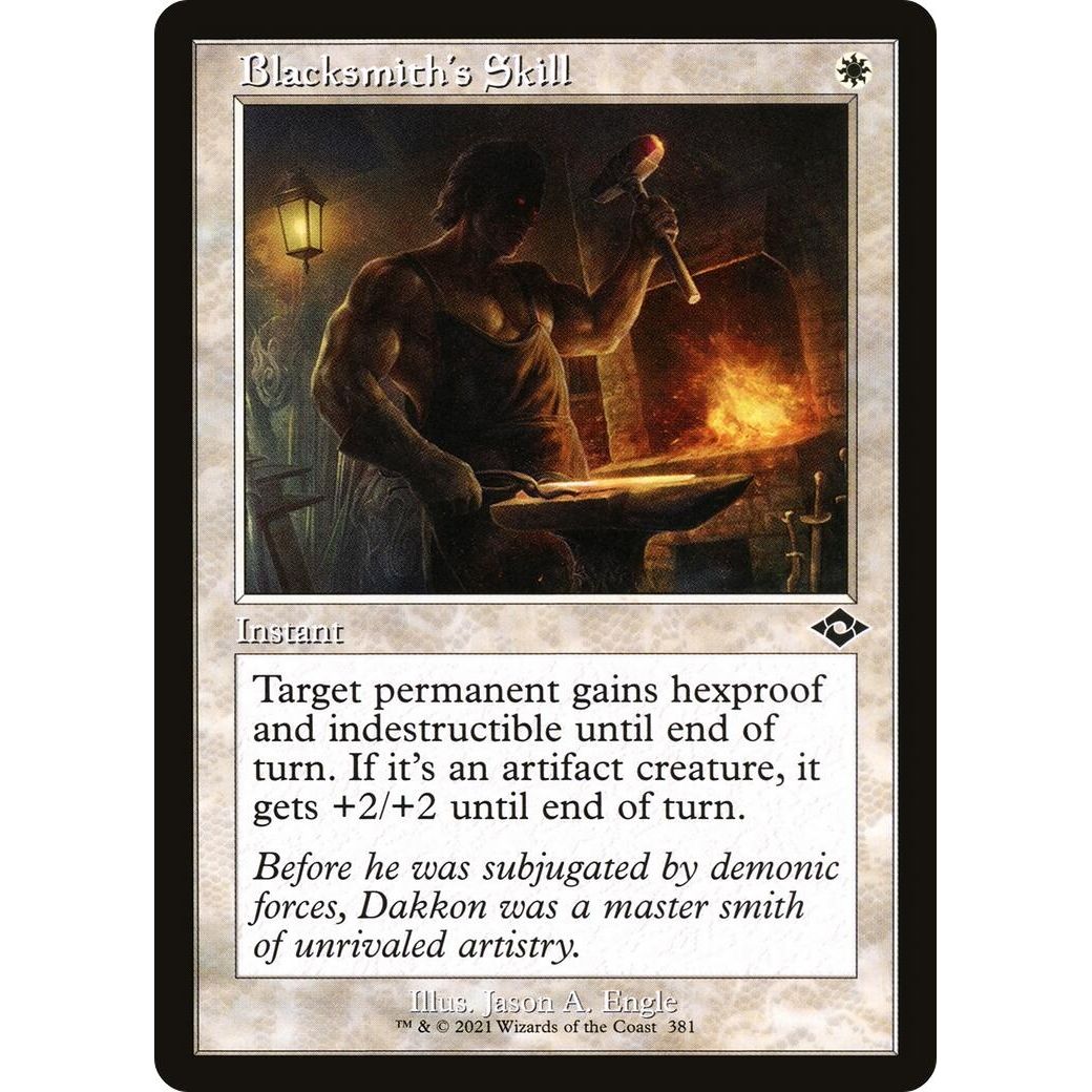 Image for Blacksmith's Skill (Retro Frame) (381) (MH2) - Magic: The Gathering