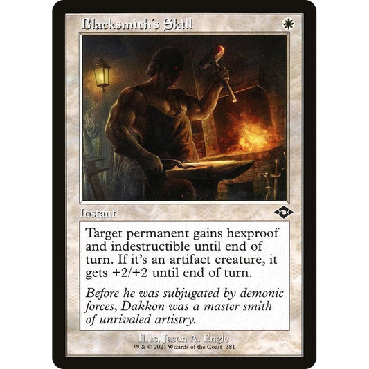 Image for Blacksmith's Skill (Retro Frame) (381) (MH2) - Magic: The Gathering