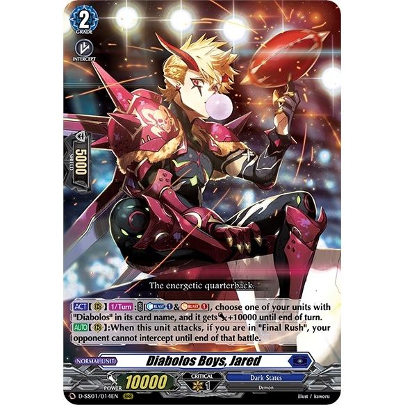 Image for Diabolos Boys, Jared (D-SS01/014EN) (D-SS01) - Cardfight Vanguard