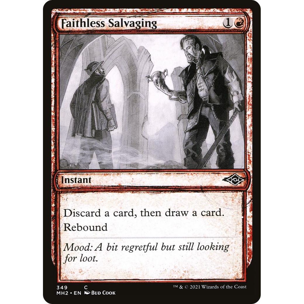 Image for Faithless Salvaging (Showcase) (349) (MH2) - Magic: The Gathering