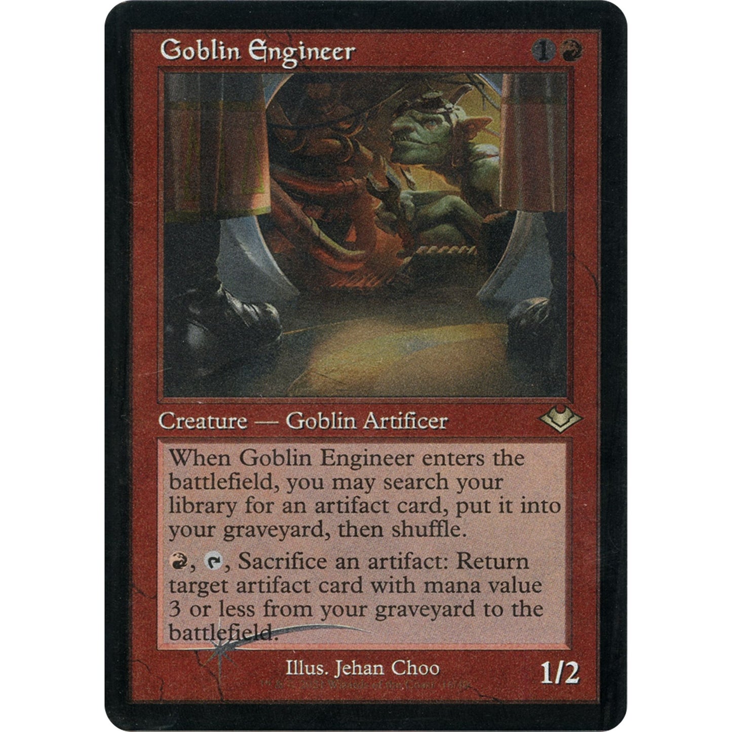 Image for Goblin Engineer (Retro Frame) (Foil Etched) (16) (MH1) - Magic: The Gathering