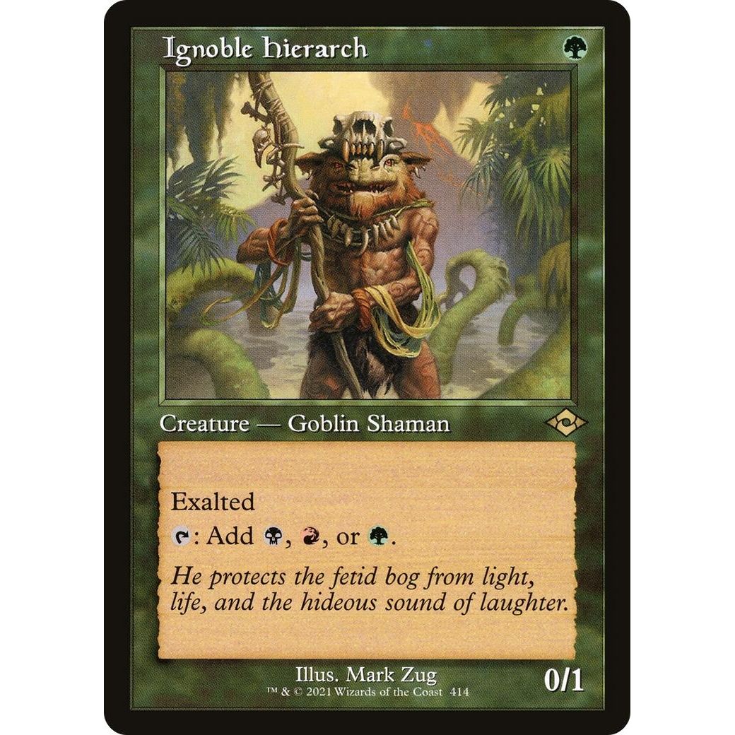 Image for Ignoble Hierarch (Retro Frame) (414) (MH2) - Magic: The Gathering