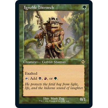 Image for Ignoble Hierarch (Retro Frame) (Foil Etched) (414) (MH2) - Magic: The Gathering