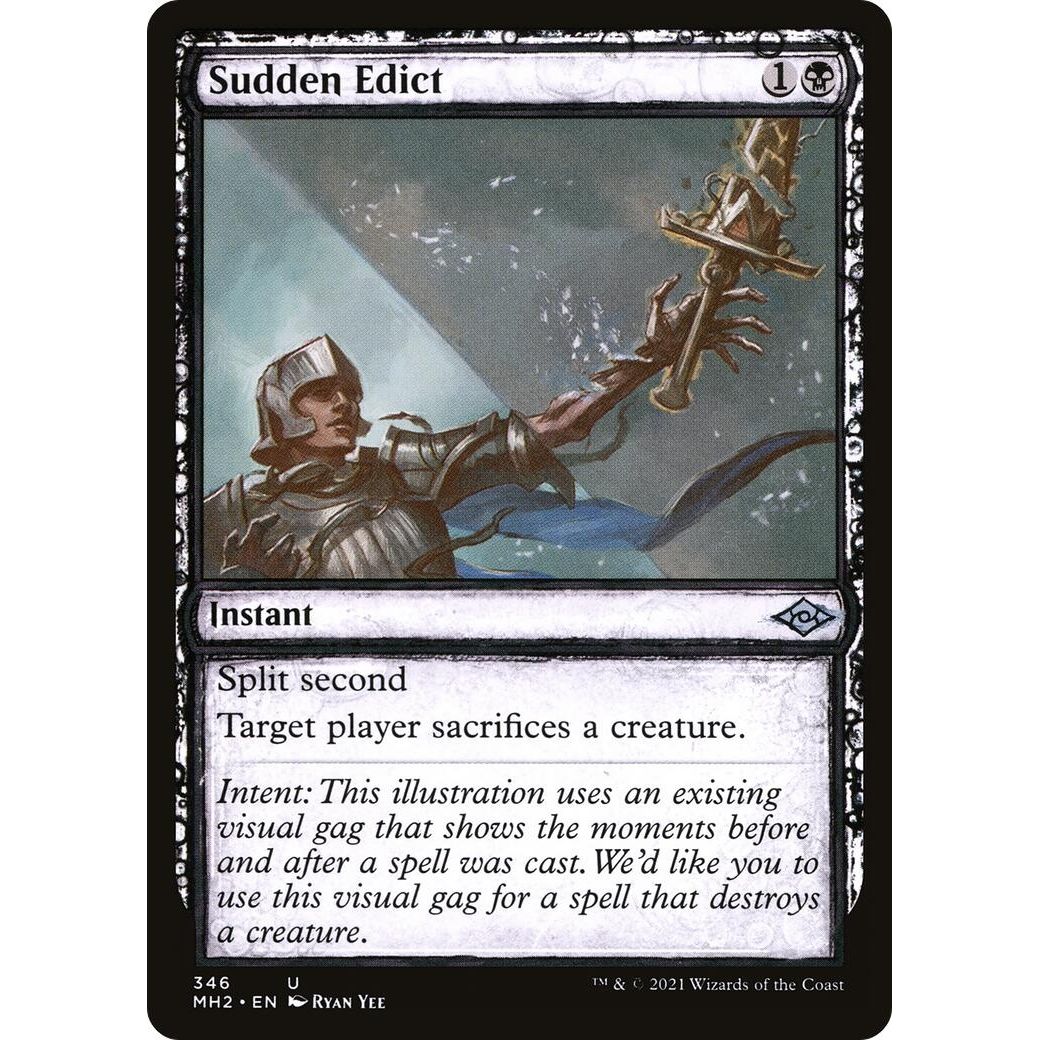 Image for Sudden Edict (Showcase) (346) (MH2) - Magic: The Gathering
