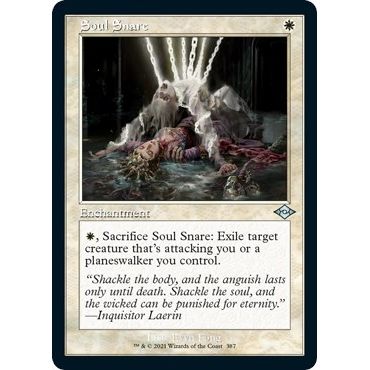 Image for Soul Snare (Retro Frame) (Foil Etched) (387) (MH2) - Magic: The Gathering